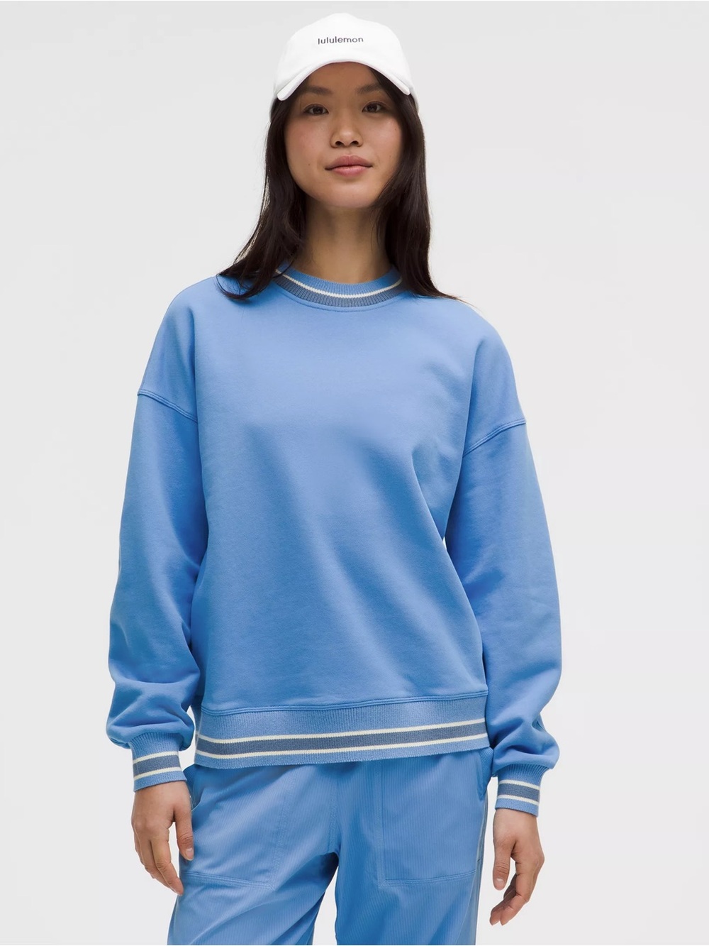 lululemon Perfectly Oversized Ringer Crewneck Sweater